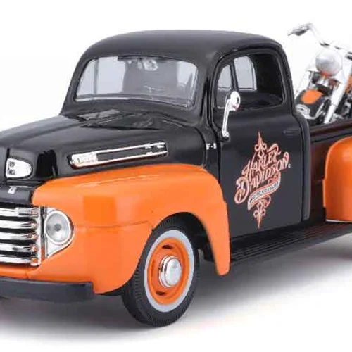 Harley Davidson 1948 Ford F1 Pick UP & FLH Duo Glide 1958