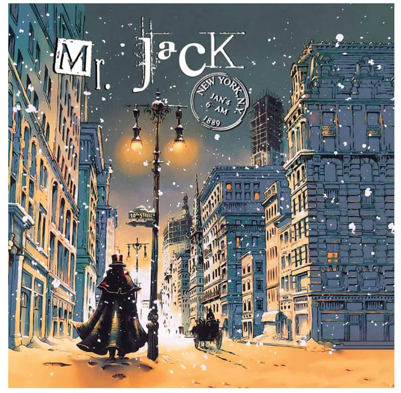 خرید بازی مستر جک در نیویورک، بازی نیویورک بازی مستر، بازی جک، بازی فکری بازی «مسترجک در نیویورک»  MR. JACK New York N. Y. Jan's 4, 6 Am Board Game