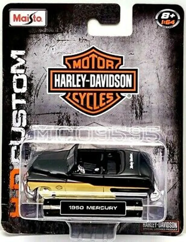 ماکت فلزی ماشین مایستو هارلی دیودسون  1/64 Maisto Harley-Davidson 1950 Mercury