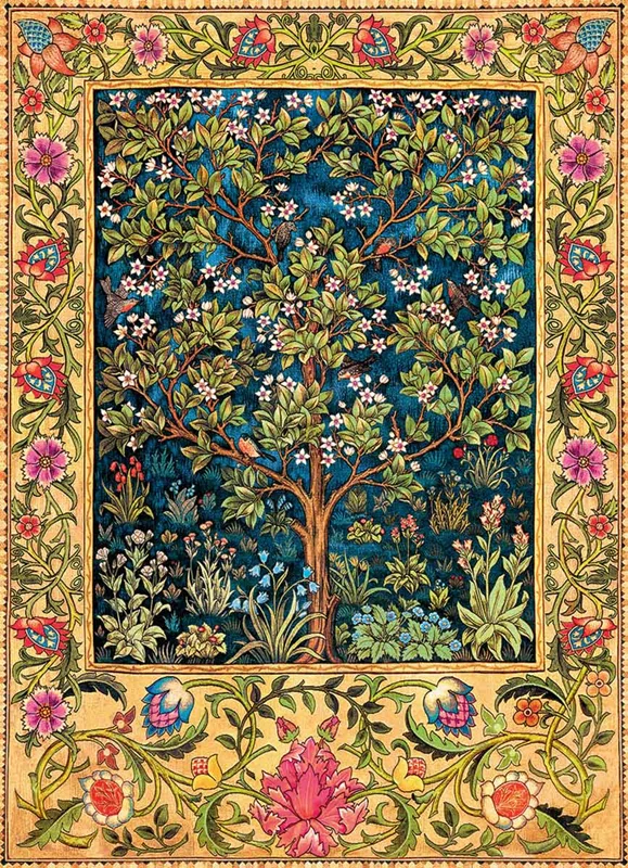 پازل یوروگرافیک 1000 تکه «درخت زندگی نقش دار» Eurographics Puzzle Tree of Life Tapestry 1000 pieces 6000-5609