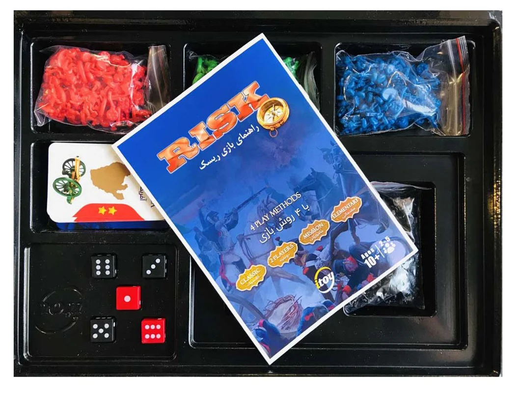 دفترچه راهنمای بازی فکری ریسک آیتوی iToy Risk