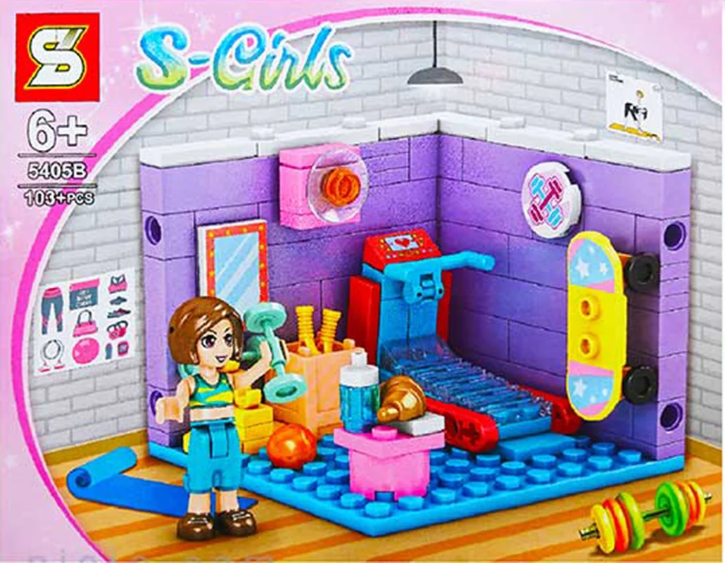 خرید لگو دخترانه اس وای «دخترانه تم خانه» SY Block S-Girls House Theme Lego 5405b