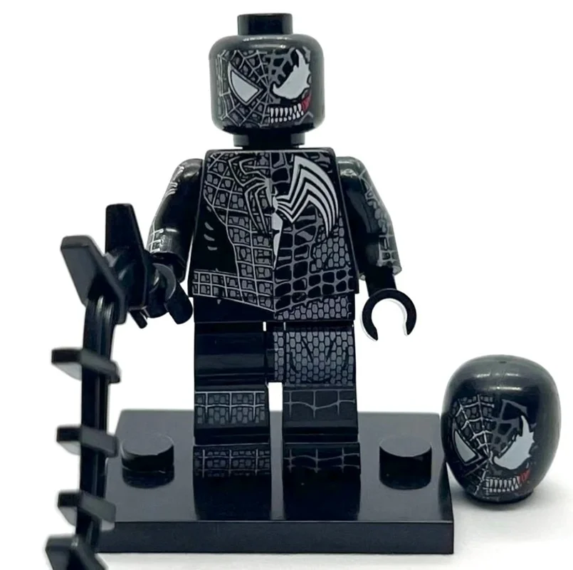 مینی فیگور لگو اسپایدرمن ونوم نمای جلو Spider-Man Venom