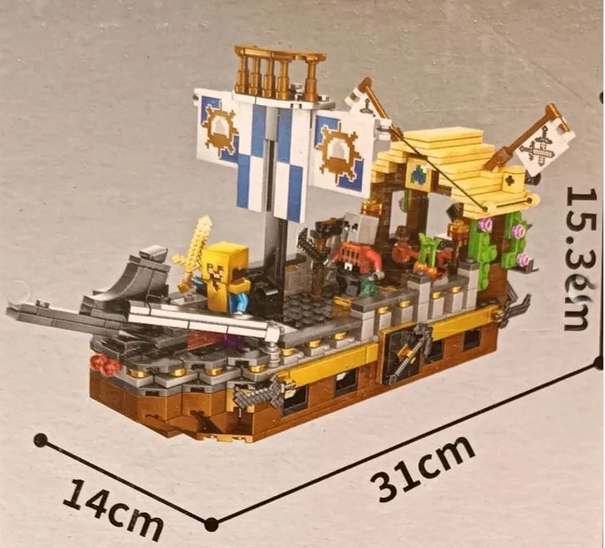 ابعاد کشتی دزدان دریایی My World MG 1100