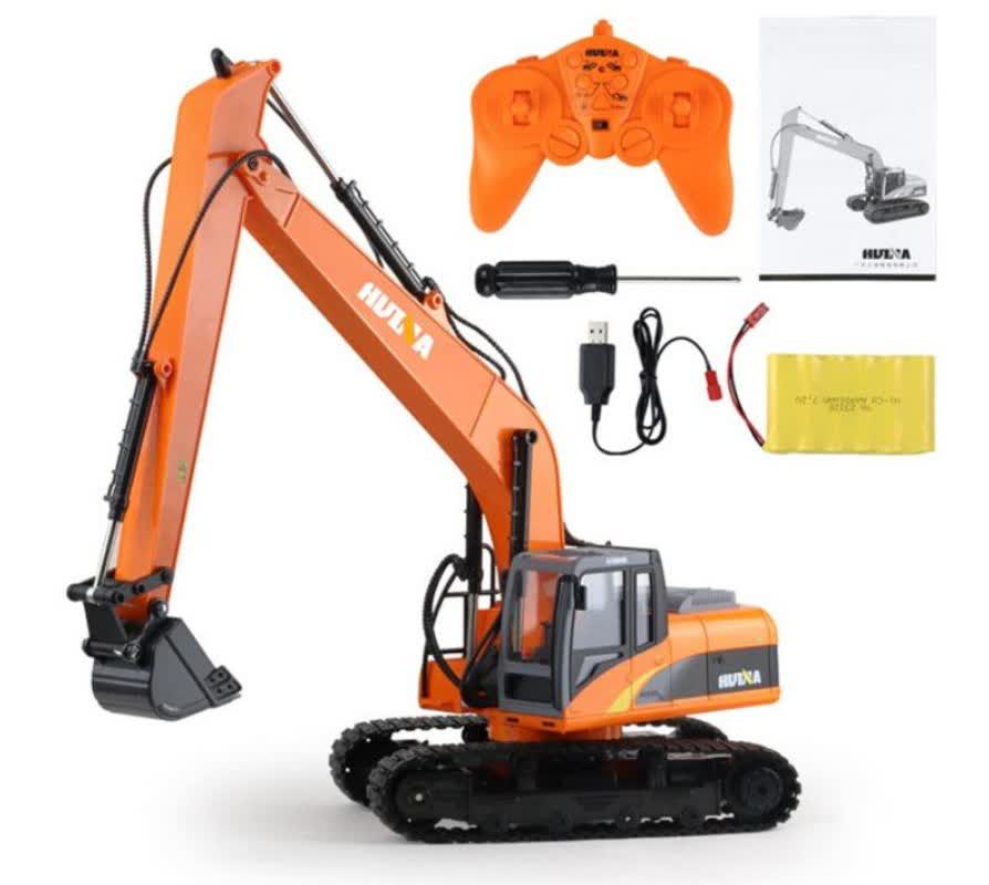 ماکت فلزی هوینا بیل مکانیکی کنترلی Huina R/C Diecast Excavator 1551