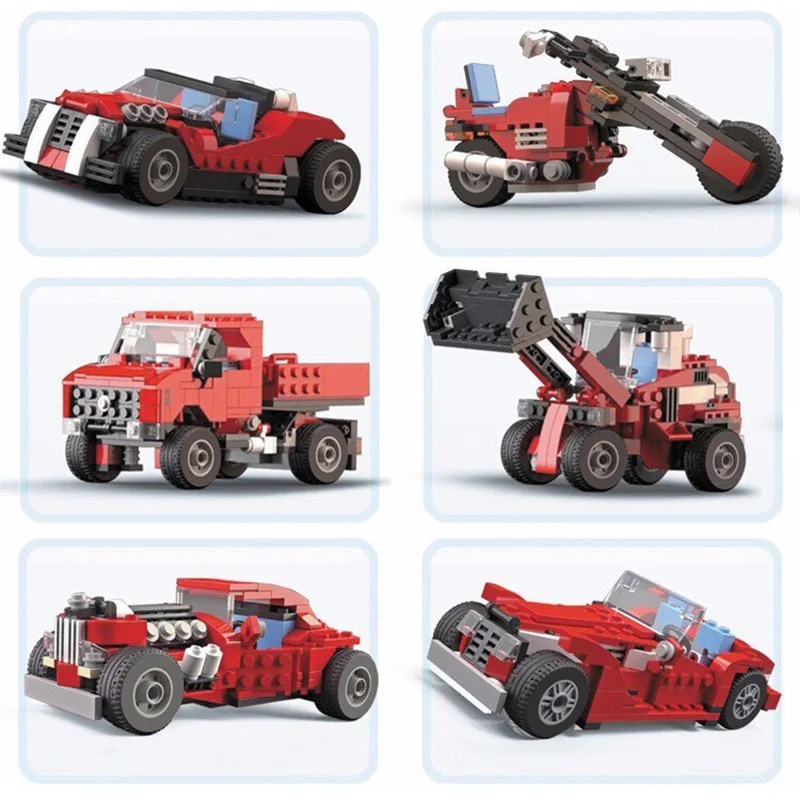 6 مدل لگو  «ماشین مسابقه» Architect Super Speedster Vehicles Bricks Car Lego 3110