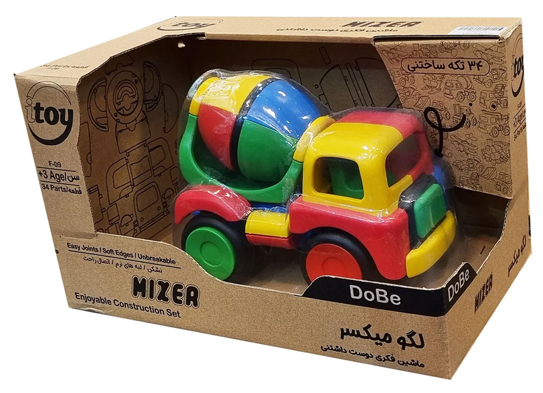 خرید بازی فکری ساختنی دوبی «لگو میکسر» Itoy DoBe Mixer F-09