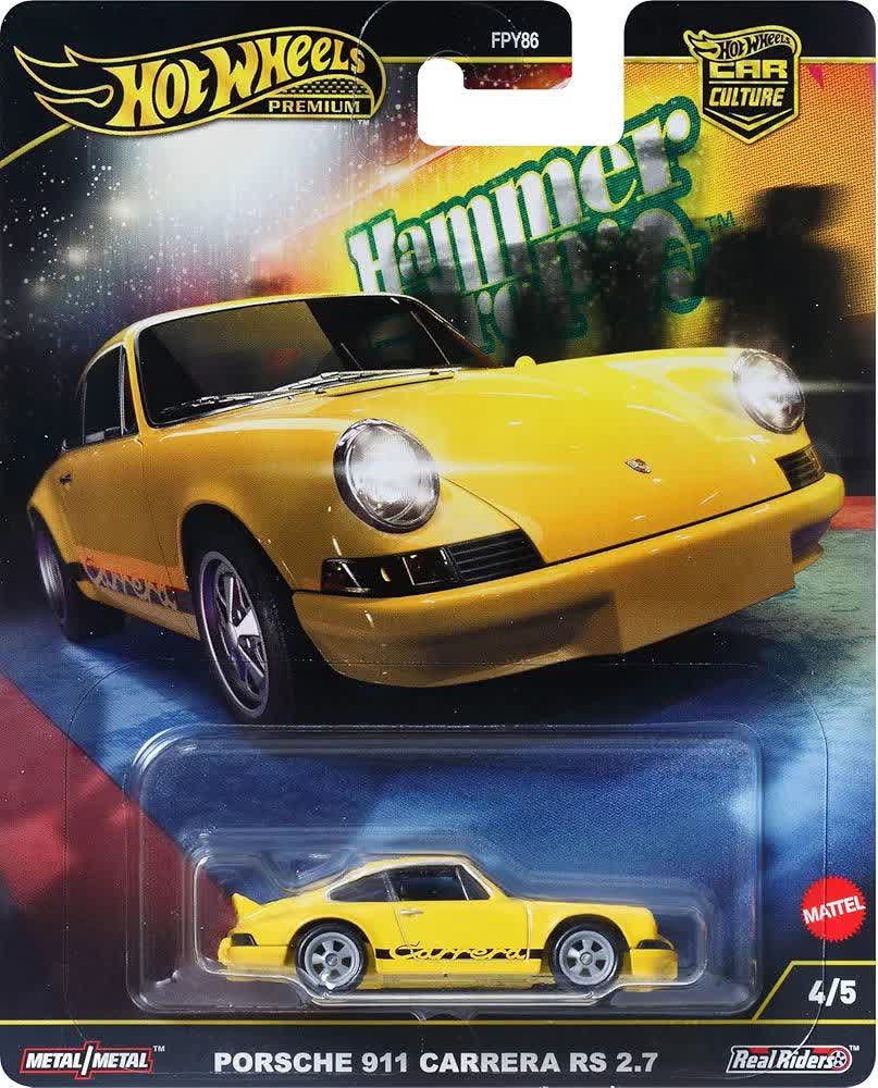 ماشین هات ویلز پریمیوم کار کالچر پورشه 911 کاررا مدل Premium Car Culture Porsche 911 Carrera RS 2.7