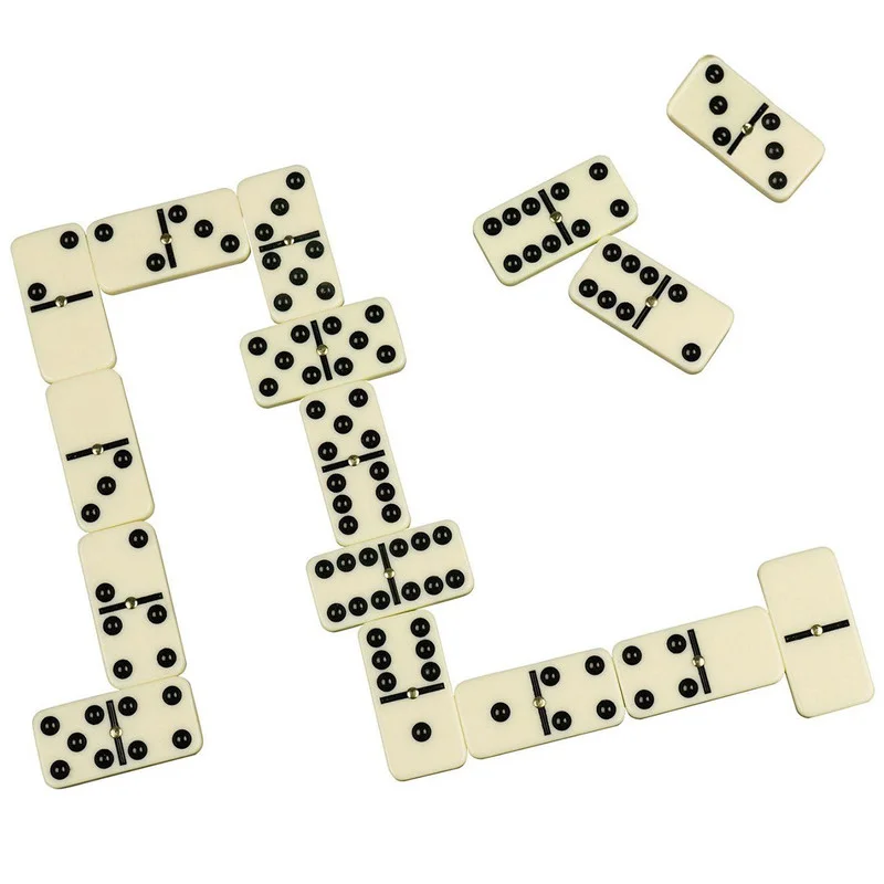 خرید بازی فکری دومینو جعبه فلزی Dominoes Board game