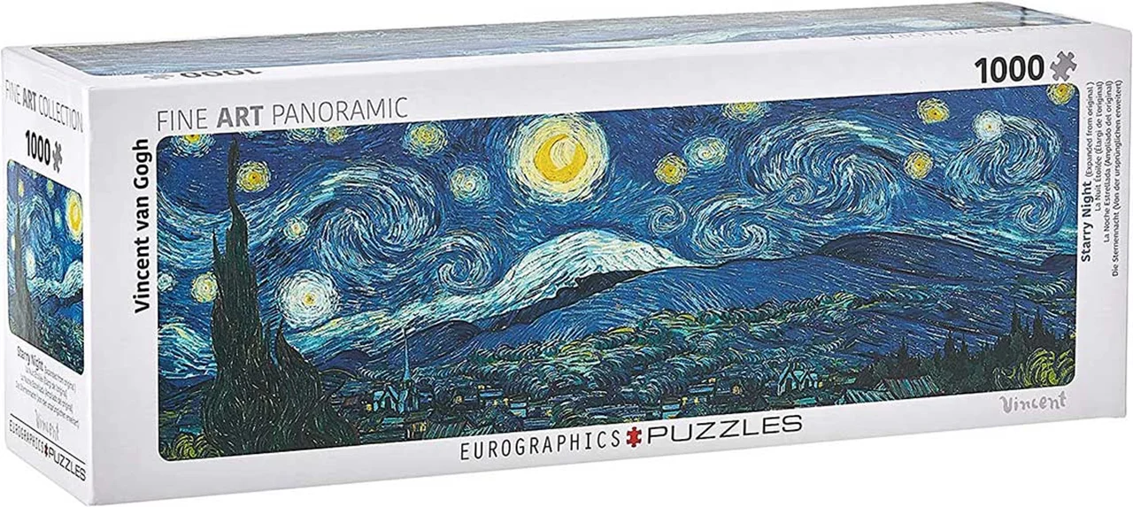 پازل یوروگرافیک 1000 تکه پاناروما «شب پر ستاره» Eurographics Puzzle Starry Night 1000 pieces Panorama 6010-5309