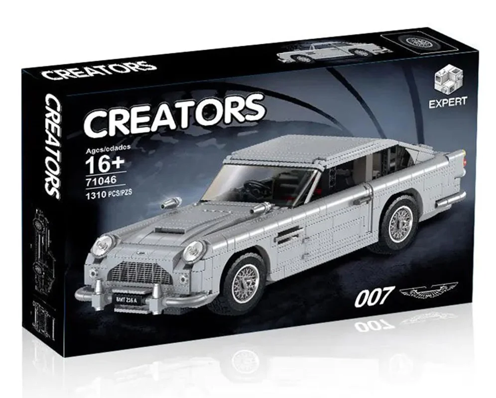 خرید لگو جیمز باند لگو آستون مارتین، کریت «استون مارتین ماشین جیمز باند 007» Lego Create James 007  Bond Aston Martin Car 71046