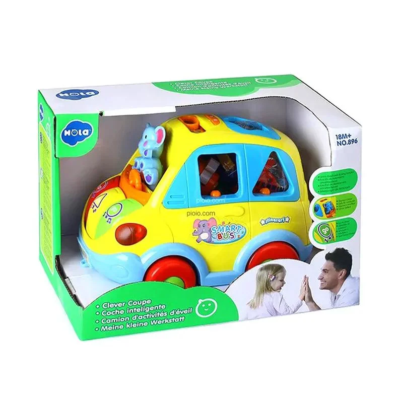 خرید اسباب بازی هولا تویز «ماشین آموزشی هوشمند کودکان» Hola Baby Toys Clever Coupe Educational Car Toy No.896