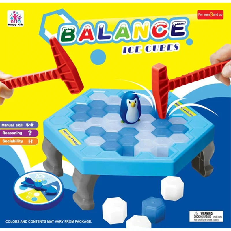 خرید اسباب بازی «بالانس مکعب های یخی تعادل مکعب های یخی، بالانس پینگو » Happy Kids Balance Ice Cube