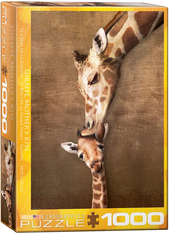 Giraffe Mother's Kiss