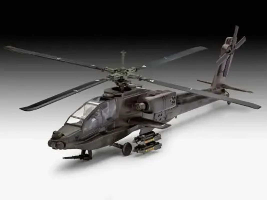 کیت مدل سازی ریول Revell «هلی کوپتر AH-64A آپاچی» هلی کوپتر  مدل  Revell Model Set Assembly Kit AH-64A Apache 1:100 64985