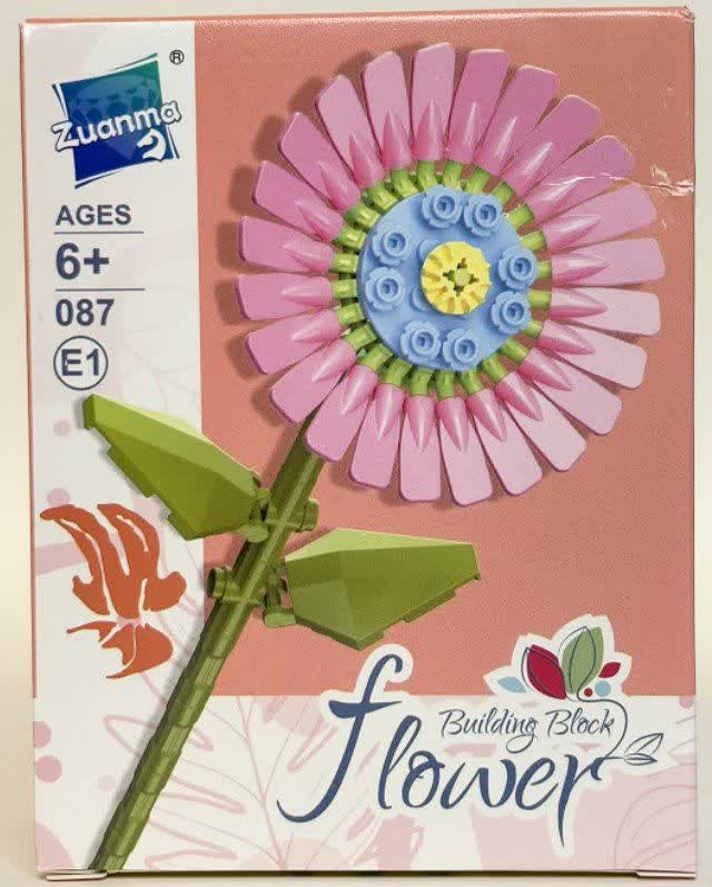 لگو گل زینیا الگانس ژاک Zinna Elegans Jacq Flower 087E1