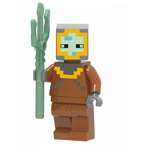 مینی فیگور لگو ماینکرفت غواص با نیزه Diver