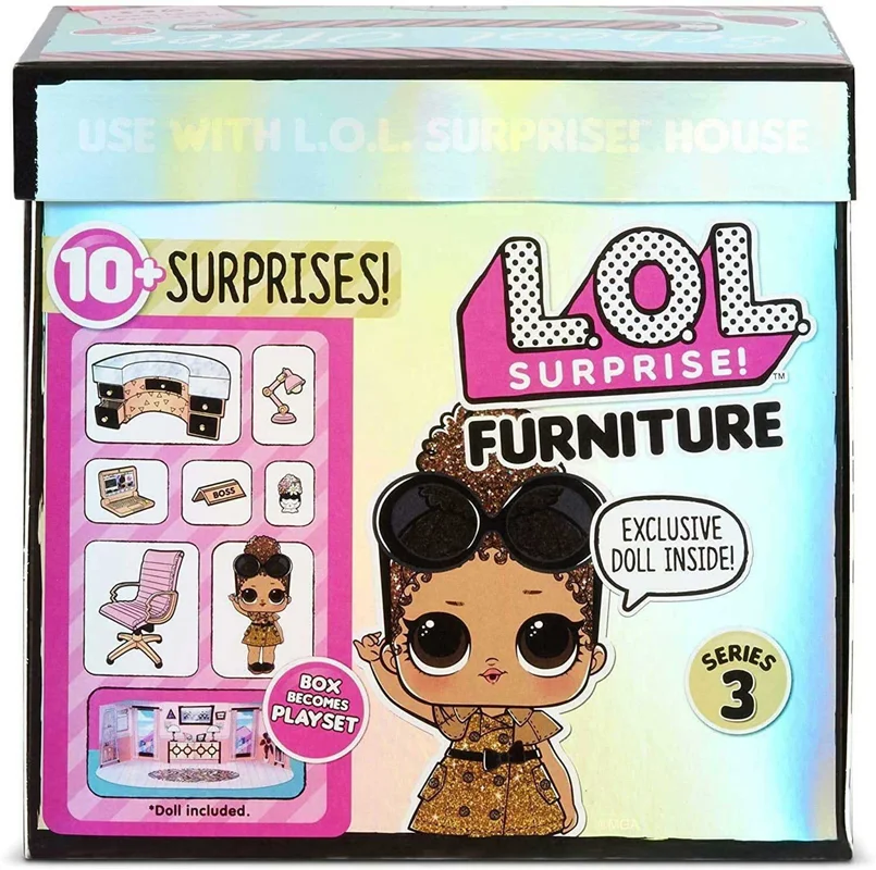 خرید اسباب بازی «عروسک LOL سوپرایزی سری مبلمان» عروسک شانسی Mga LOL Surprise Furniture Meubles Series 3 Dolls