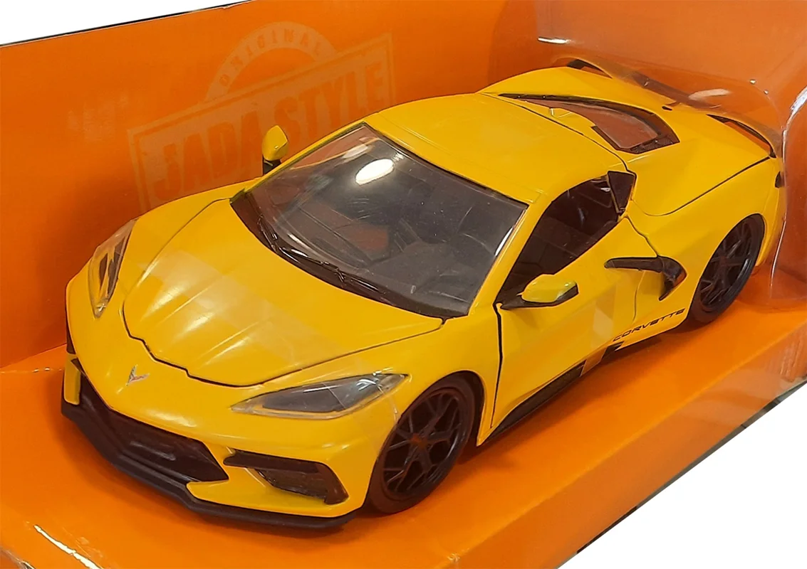 ماکت فلزی ماشین فلزی جادا ماشین «2020 شورولت کوروت استینگری»  ماشین فلزی Jada Toys Die-cast Car 2020 Chevrolet Corvette Stingray 33828