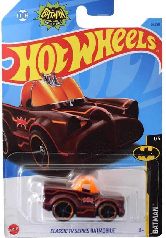 خرید ماشین فلزی ماکت فلزی هات ویلز «کلاسیک تی وی سریز بتموبیل» ماشین فلزی Hot Wheels Classic TV Series Batmobile Batman 1/5 3/250