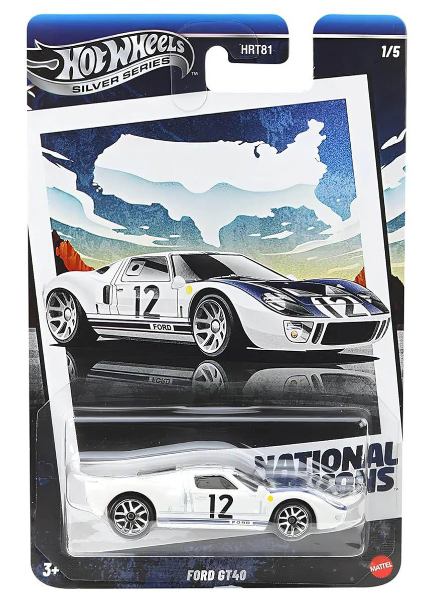ماشین فلزی هات ویلز سری سیلور فورد Silver Series Ford GT40