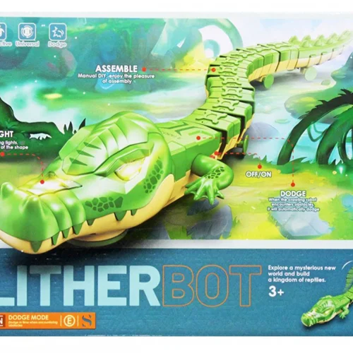 خزنده ساختنی موزیکال چراغدار، تمساح متحرک