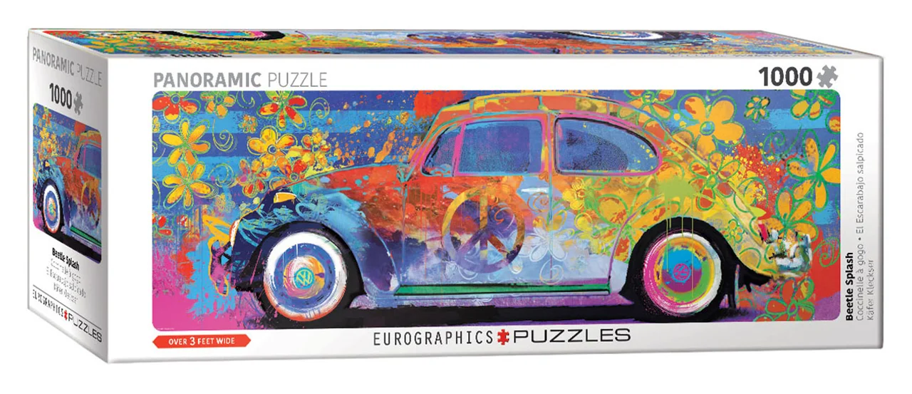 خرید پازل یوروگرافیک 1000 تکه پاناروما «بیتل اسپلش» Eurographics Puzzle Beetle Splash 1000 pieces Panorama 6010-5441