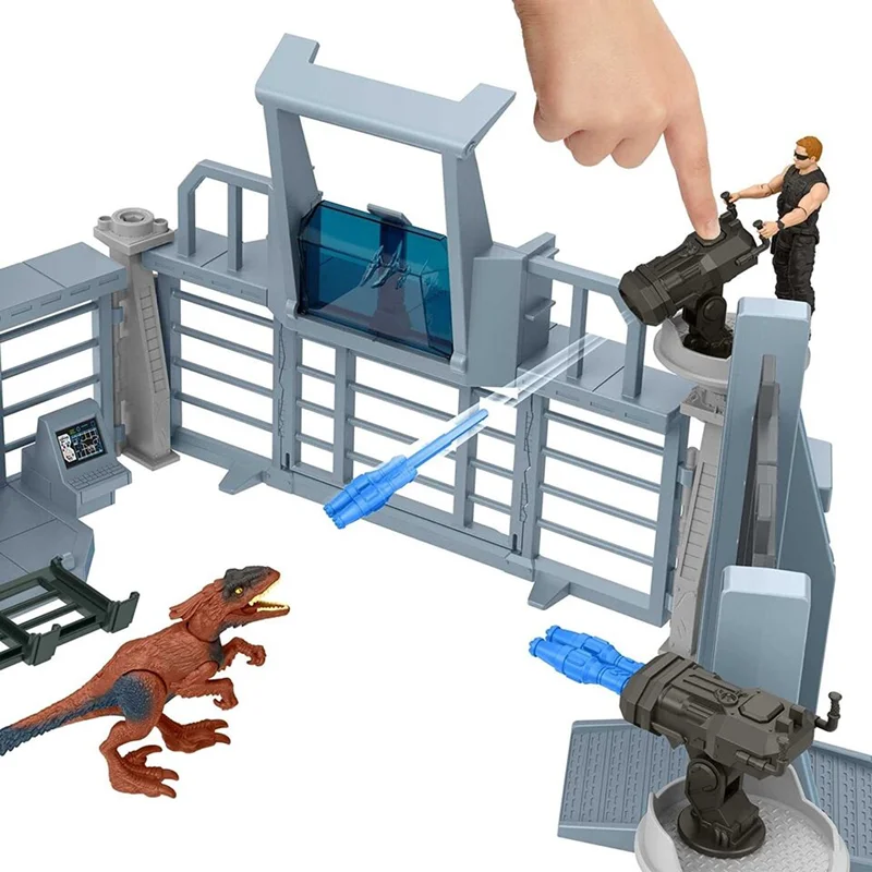 خرید فیگور و مجموعه بازی جهان ژوراسیک «آشوب در قرارگاه» Jurassic World Dominion Outpost Chaos Playset figure