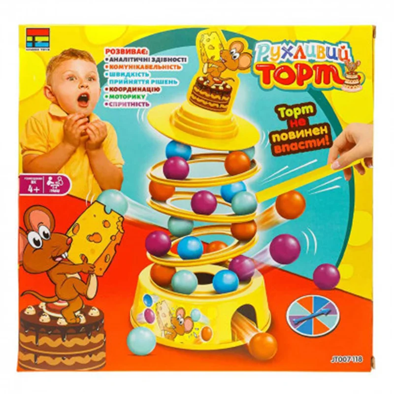 کیک غلتان Tumbling Cake - نمای جعبه