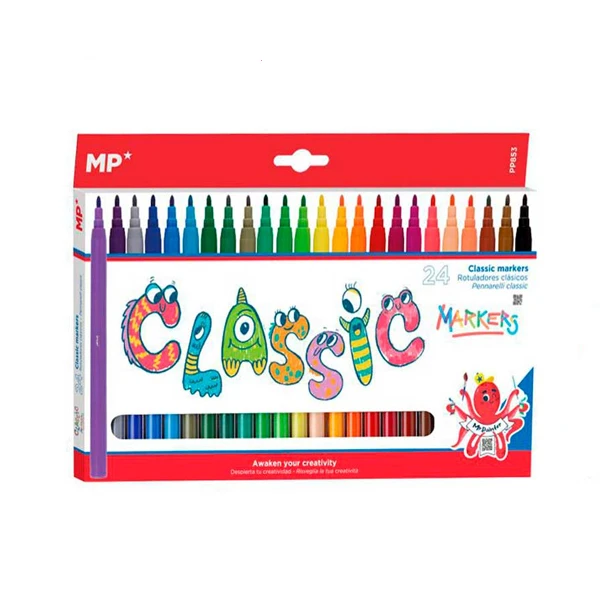 ماژیک نقاشی 24 رنگ Classic Markers PP853