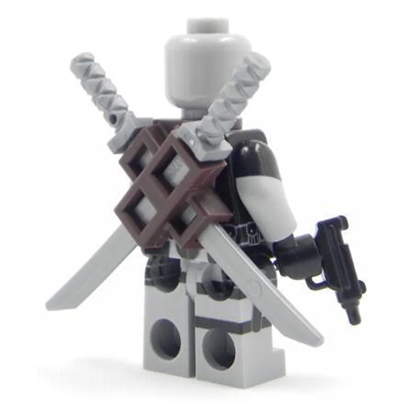 خرید آدمک لگویی فله مینی فیگور لگویی «دکول ددپول خاکستری از سری مارول»  Decool Miniman world Minifigures Lego Deadpool-Gray 0258