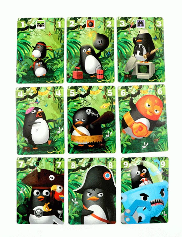 کارت های بازی فکری سرجوجه پنگوئن Penguins Boardgame