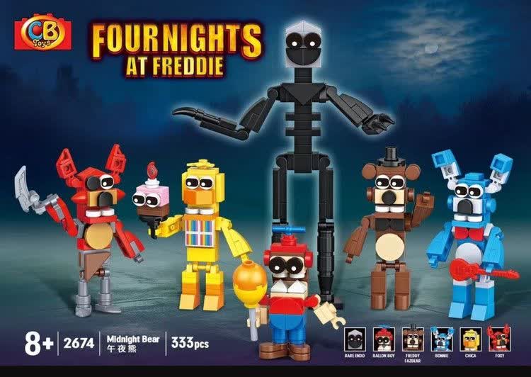 مینی فیگور لگویی فناف Four Night at Freddy Building Blocks Set 2674