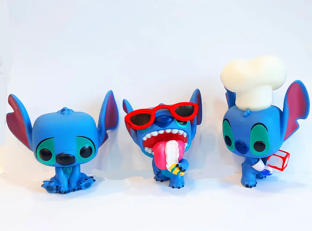 خرید فیگور فانکو پاپ ست 3 تایی فیگور «استیچ، سام استیچ و استیچ نانوا»  فیگور Funko Pop!  Set Of 3 Stitch, Summ Stitch, Stitch As Baker Figure