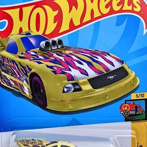 ماشین فلزی هات ویلز موستانگ فانی کار Mustang Funny car