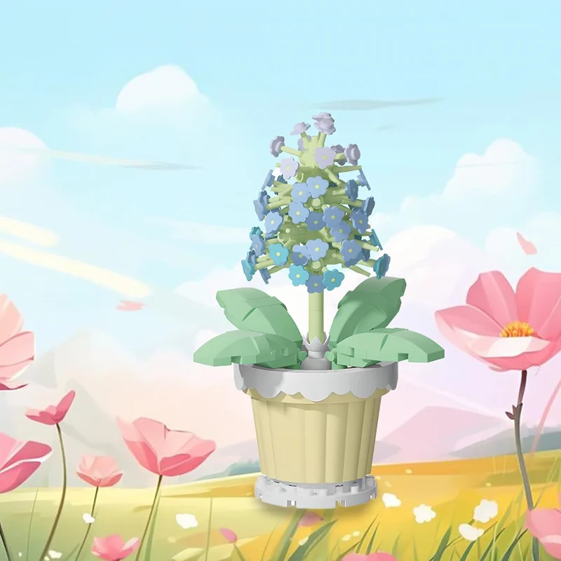 جعبه لگو گلدان گل سنبل 7220 در محیط طبیعی Hyacinth