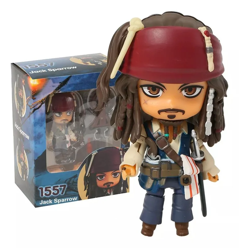 جعبه فیگور نندروئید جک اسپارو Jack Sparrow Nendoroid 1557   همراه با فیگور