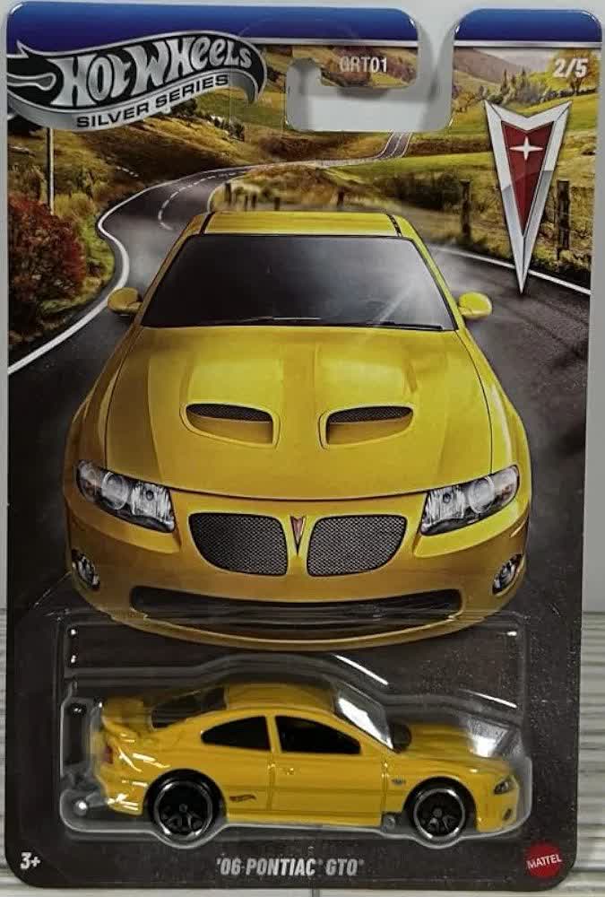 ماشین هات ویلز پریمیوم سری سیلور 06 پونتیاک جی تی او مدل Premium Silver Series 06 Pontiac GTO