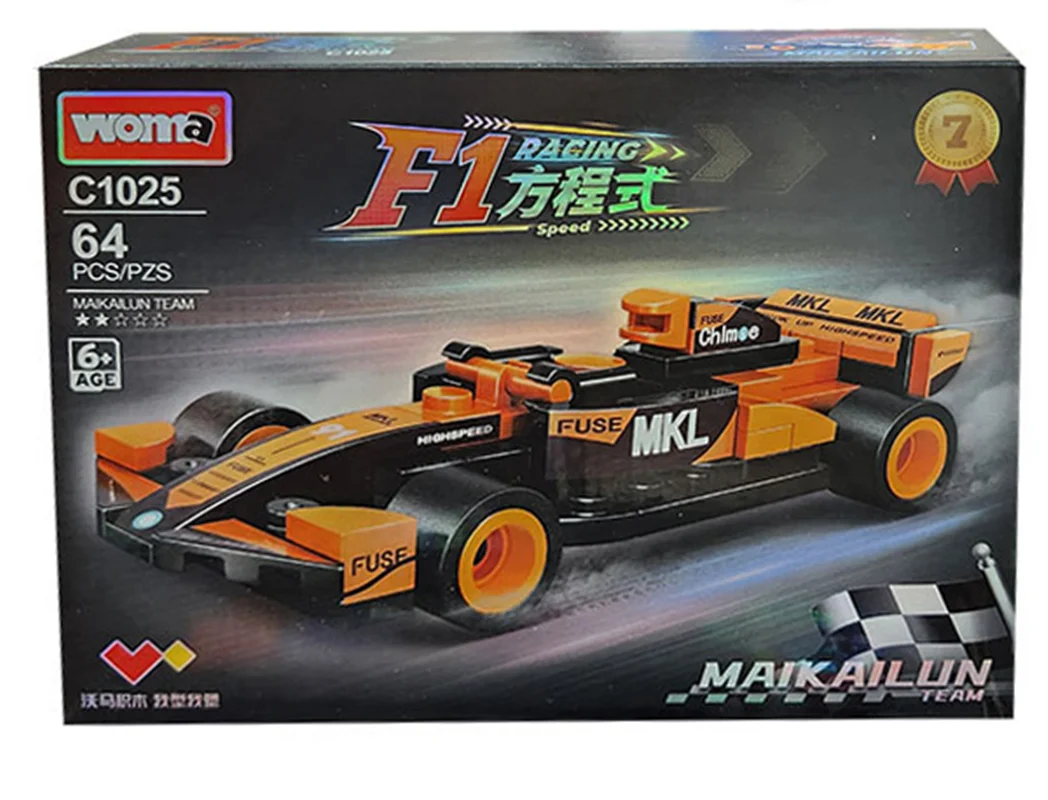 جعبه لگو ماشین مسابقه Woma C1025-7 مدل Maikailun