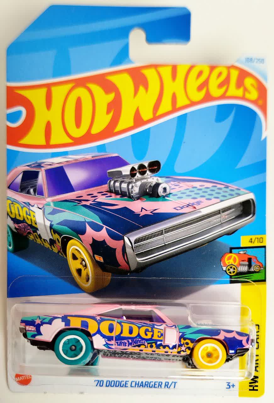 ماشین فلزی هات ویلز 70 دوج چارجر آر تی 70Dodge Charger R/T