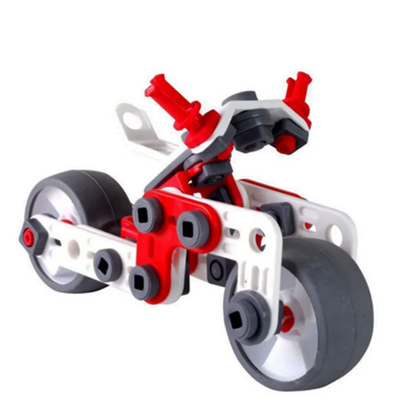 خرید بازی ساختنی سلام بازی مکانیک شو «مجموعه موتور سیکلت 6 * 1» Salambazi Building Toys Motorcycle Collection S201