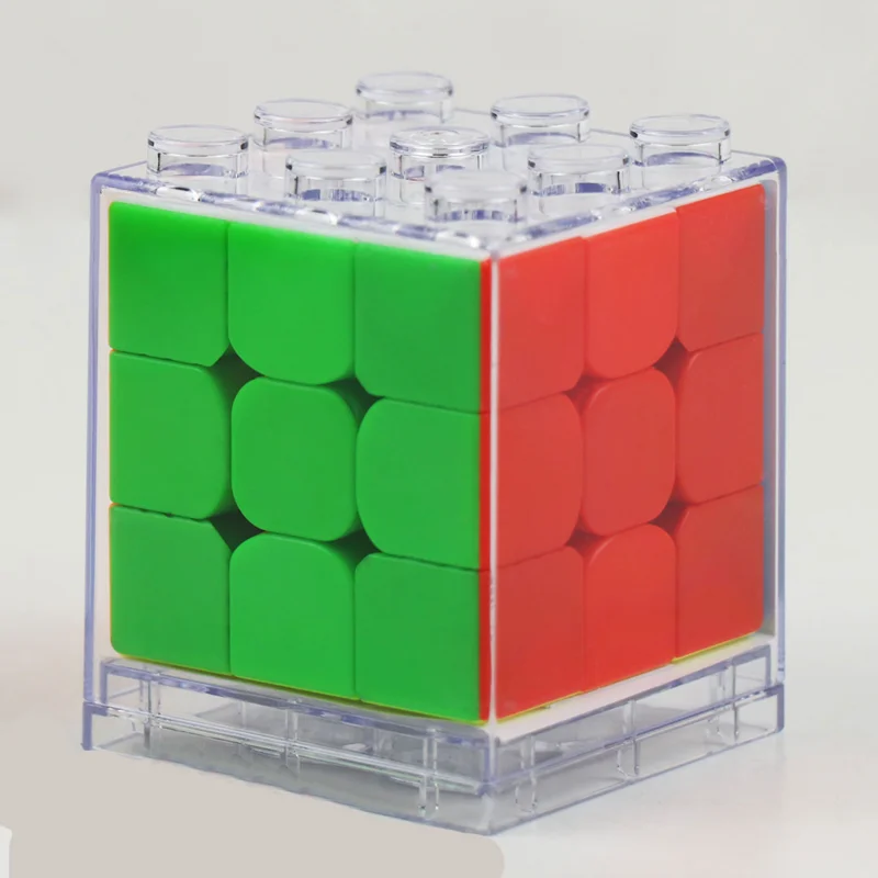 خرید مکعب روبیک یوکسین «3x3 کایرن»  Rubik Magic Cube YuXin 3x3 Kyrin Lego Box