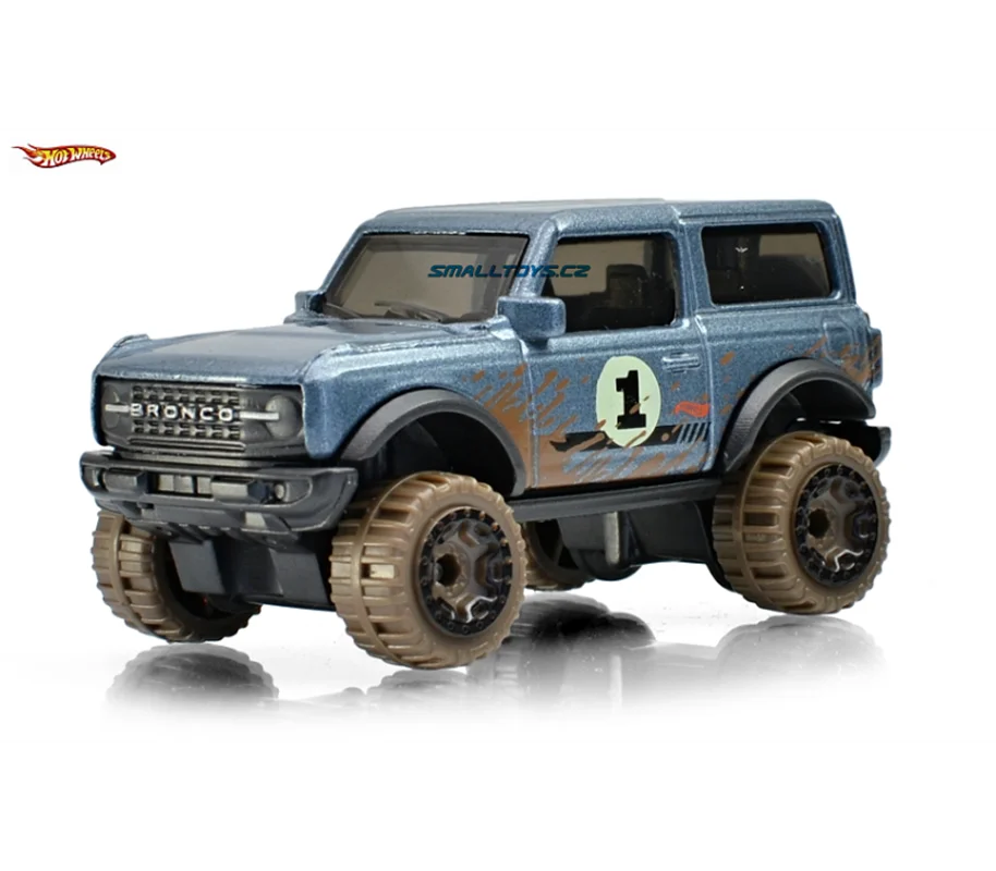 خرید ماشین فلزی ماکت فلزی هات ویلز «21 فورد برونکو» ماشین فلزی Hot Wheels 21 Ford Bronco Muo Studs 1/5  68/250