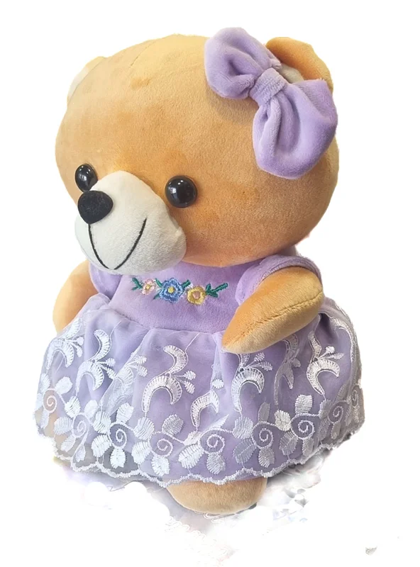 خرید اسباب بازی عروسک پولیشی «خرس دامن دار» A bear with a skirt plush doll