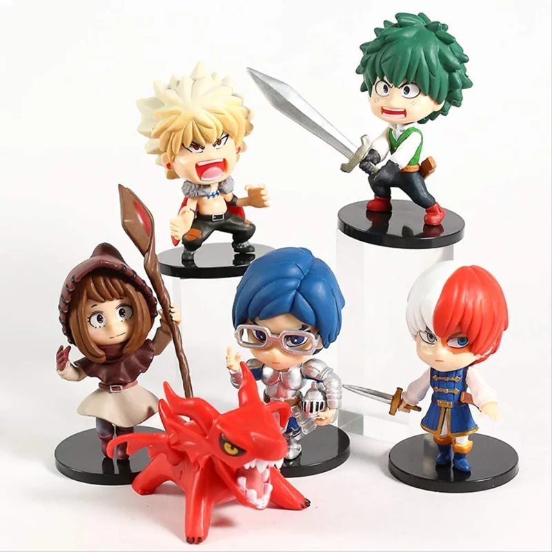 خرید فیگور های انیمه «ست 6 تایی مای هیرو آکادمی» Anime Figure PVC My Hero Academia 6pcs/set