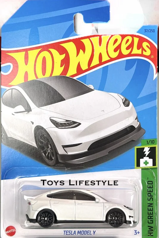 خرید ماشین فلزی ماکت فلزی هات ویلز «تسلا مدل Y» ماشین فلزی  Hot Wheels Tesla Model Y HW Green Speed 1/10 37/250