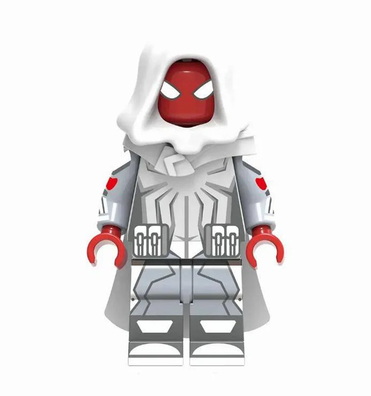 خرید آدمک لگویی فله مینی فیگور لگویی «آراچ نایت، اسپایدر من مون نایت»  Xinh Minifigures Lego Arach-Knight Spider-man/Moon Knight XH1458