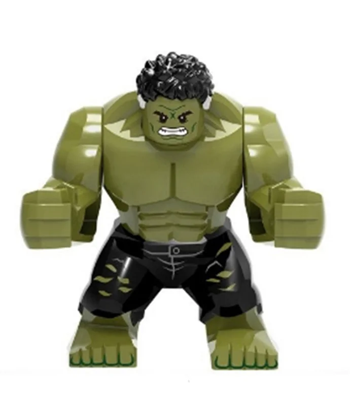 خرید آدمک لگویی فله مینی فیگور لگویی «هالک» Xinh Large Minifigures BigFig Lego Hulk Marvel Superhero 877
