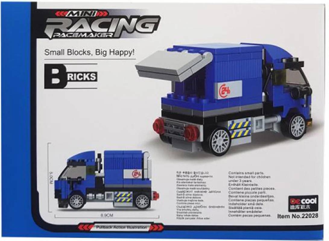 خرید لگو دکول «ماشین ون عقب کش» Decool Mini Racing Van Car Lego 22028