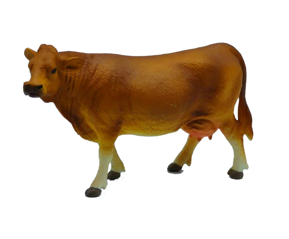 خرید فیگور حیوان فیگور «گاو ماده قهوه ای» فیگور حیوان Brown Female Cow Simulation Model Animals figure